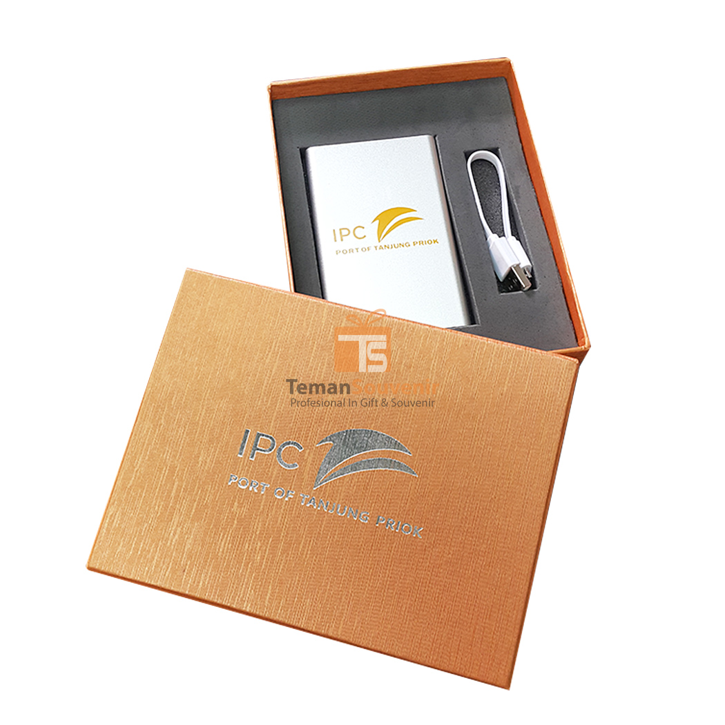 Box Giftset Exclusive Powerbank IPC PORT OF TANJUNG PRIOK