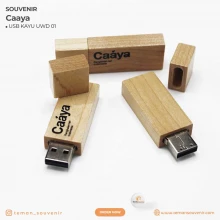 Souvenir Promosi USB Flashdisk Kayu UWD 01